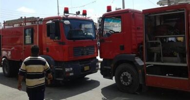 إصابة ثلاثة أشخاص نتيجة حادثي سير بحمص