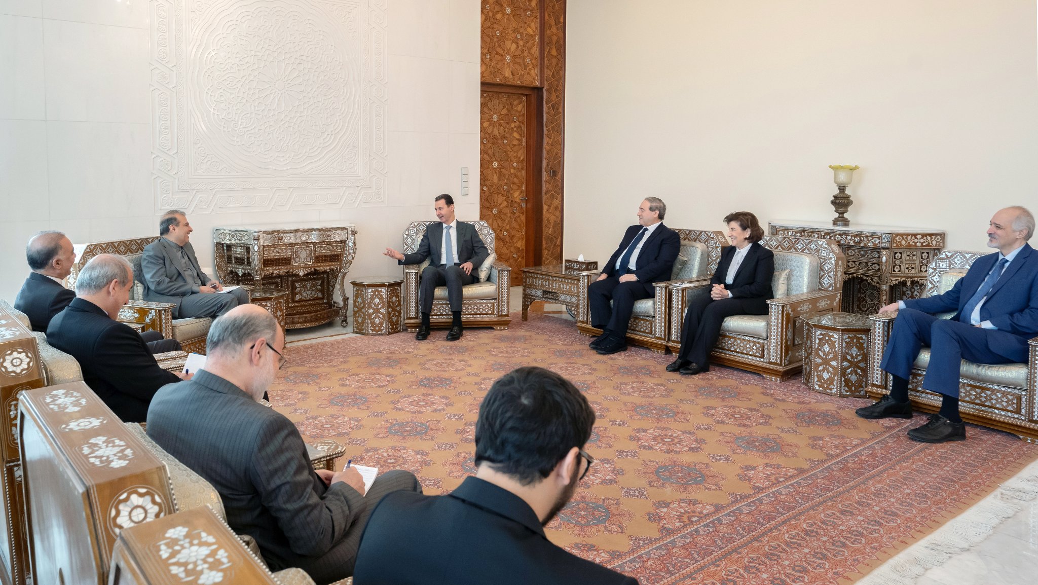 الرئيس الأسد يستقبل خاجي.. تعزيز التعاون في كل المجالات وخصوصاً في القطاع الاقتصادي