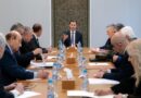 الرفيق بشار الأسد الأمين العام للحـزب يناقش مع أعضاء القيادة المركزية جدول أعمال الاجتماع الموسّع