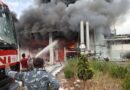 نجاح عملية إخماد النيران في أحد أبنية مصفاة حمص