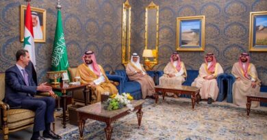 الرئيس الأسد يلتقي ولي العهد السعودي الأمير محمد بن سلمان آل سعود على هامش اجتماع مجلس الجامعة العربية