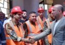 الرئيس الأسد يثني على جهود وشجاعة عمال مصفاة حمص في إخماد حريق الوحدة “100”