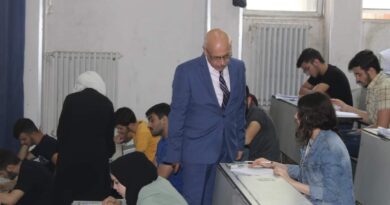 620 طالباً يتقدمون لامتحانات السنة التحضيرية بجامعة حماة